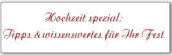 Tips für Ihr Fest